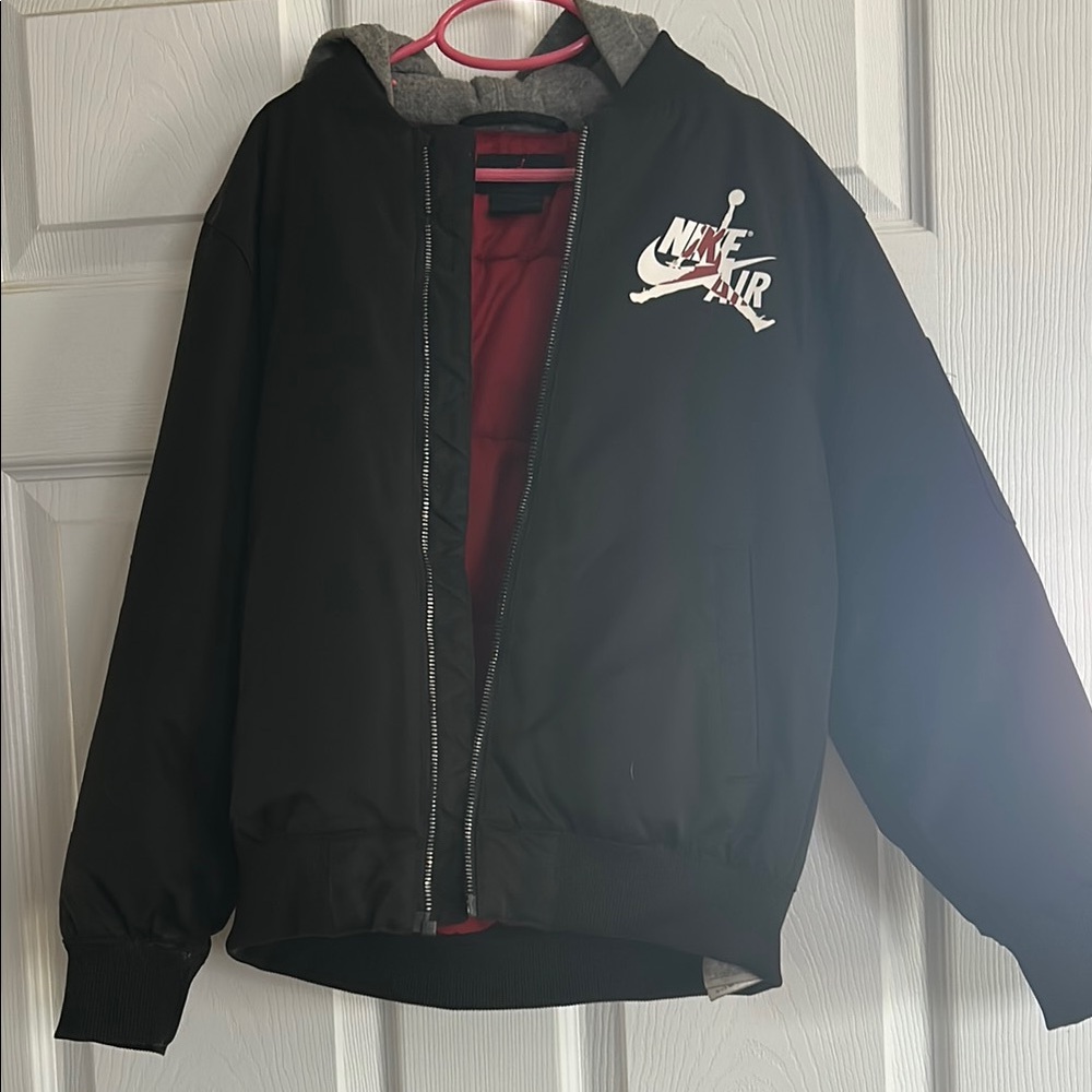 Nike Air Jordan Black Jacket with Hood